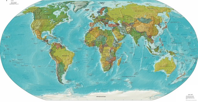 world map