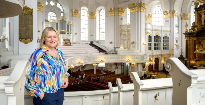 Wahrzeichen Hamburgs fasziniert Christine Oelschner