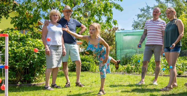 Reinhard und Veronika Herhold mit Familie