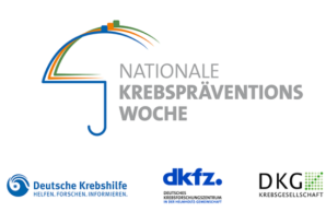 Logo Nationale Krebspräventionswoche + UCCH